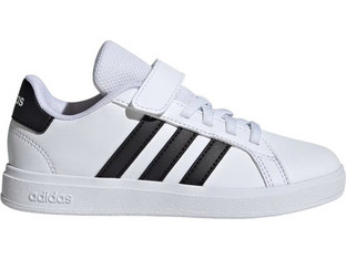 Adidas Grand Court 2.0 Παιδικά Sneakers Λευκά Μαύρα IH5529