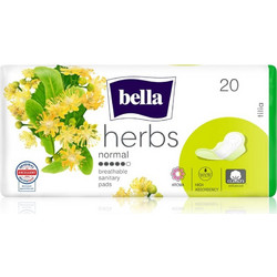 Bella Herbs Tilia Normal Σερβιέτες με Φτερά για Αυξημένη Ροή 5 Σταγόνες 20τμχ