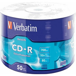 Verbatim 43787 Εγγράψιμα CD-R 52x 700MB 50τμχ