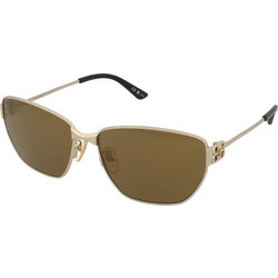 Balenciaga BB0337SK 003 Γυναικεία Γυαλιά Ηλίου Πεταλούδα Μεταλλικά Χρυσά με Καφέ Φακό