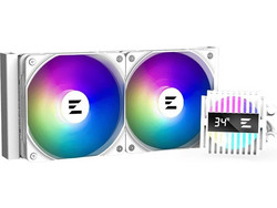 Zalman Alpha2 A24 White Υδρόψυξη CPU 120mm ARGB για Socket 115x / AM4 / 1200 / 1700 / AM5