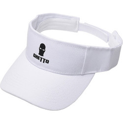 Ghetto Mask Sunvisor Ανδρικό Καπέλο Visor Υφασμάτινο Λευκό