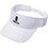 Ghetto Mask Sunvisor Ανδρικό Καπέλο Visor Υφασμάτινο Λευκό