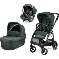 Peg Perego Veloce Brio Modular Lounge Καρότσι Μωρού 3 σε 1 Metal