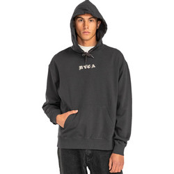 RVCA Benj Bouquet Ανδρικό Φούτερ με Κουκούλα & Τσέπες Ανθρακί EVYSF00112-WAA