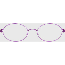 Lindberg Oval 75/75 Ανδρικός Σκελετός Γυαλιών Οράσεως Μεταλλικός Μωβ