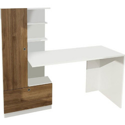Hanah Home Domingos Γραφείο Ξύλινο με Βιβλιοθήκη 149.5x61.8x120cm 756FRN3808