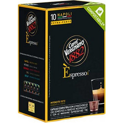 Caffe Vergnano Κάψουλες Espresso Napoli Συμβατές με Μηχανή Nespresso 10τμχ