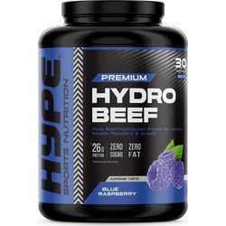 Hype Premium Hydro Beef Blue Raspberry Πρωτεΐνη 900gr
