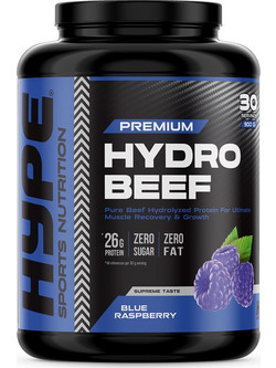Hype Premium Hydro Beef Blue Raspberry Πρωτεΐνη 900gr
