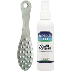Imperial Feet Callus Softener 150ml + Stainless Steel Foot File