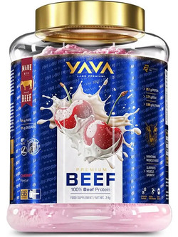 Yava Labs Premium Beef Protein Cherry Πρωτεΐνη Γράμμωσης 2kg