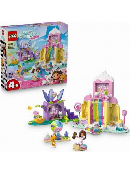 Lego Gabby's Dollhouse Sweet Treat Mountain & Kitty Garden για 4+ Ετών 11205