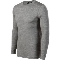 Malfini Premium Merino Rise Ανδρικό Αθλητικό T-Shirt Γκρι MLI-15912