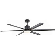 Aca FANKMBL10G Ανεμιστήρας Οροφής 165cm 45W με Φως & Τηλεχειριστήριο Μαύρος