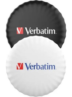 Verbatim My Finder Coin Bluetooth Anti-Lost Tracker Apple Find My Black White 2 Pack