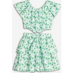 Funky Παιδικό Φόρεμα Floral Πράσινο 125-529108-1