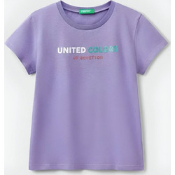 Benetton Παιδικό T-Shirt Κοντομάνικο Μωβ 3I1XC10MZ-1W6