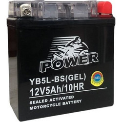 Power Μπαταρία Μοτοσυκλέτας YB5L-BS 5Ah