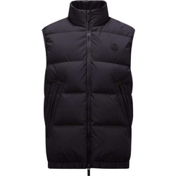 Moncler Αμάνικο Ανδρικό Μπουφάν Puffer Μαύρο 1A00080596K7-999