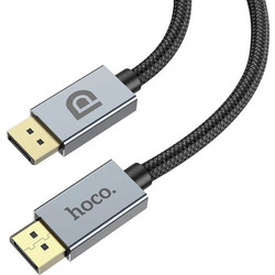 Hoco Καλώδιο DisplayPort 1.4 to DisplayPort Male Braided 3m Black 6931474777355