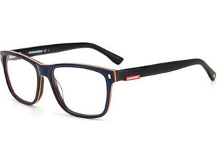 Dsquared2 D20007 8RU Ανδρικός Σκελετός Γυαλιών Οράσεως Κοκάλινος Μαύρος