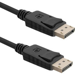 Qoltec Καλώδιο DisplayPort 1.1 to DisplayPort Male 2m Black 50453