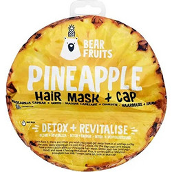 Bear Fruits Pineapple Σετ Περιποίησης Μαλλιών Μάσκα 20ml + Σκουφάκι