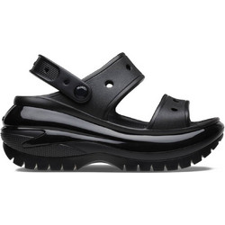 Crocs Ανατομικές Καλοκαιρινές Γυναικείες Πλατφόρμες Χαμηλές Μαύρες 207989-001