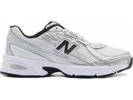 New Balance 740 Ανδρικά Sneakers Λευκά Ασημί U740NW2