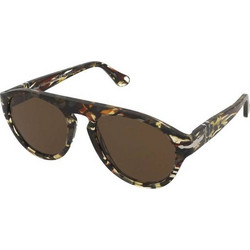 Persol PO3370S 1221/57 Ανδρικά Γυαλιά Ηλίου Aviator Κοκάλινα Μαύρα με Καφέ Φακό