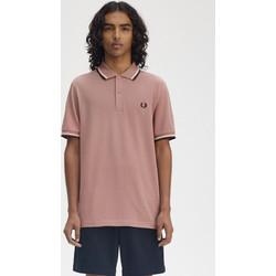 Fred Perry Ανδρική Μπλούζα Polo Κοντομάνικη Ροζ M3600-Y34