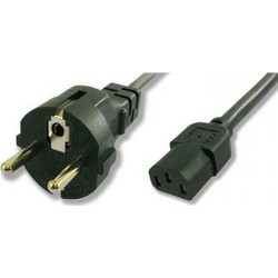 Powertech CAB-P007 Καλώδιο Τροφοδοσίας Schuko to IEC C13 1.5m