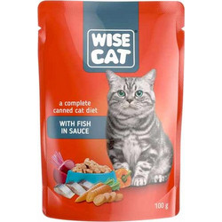 Wise Cat Adult with Fish in Gravy 100gr