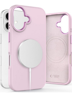 Tech-Protect Pure MagSafe Back Cover Pink Pearl (iPhone 16)