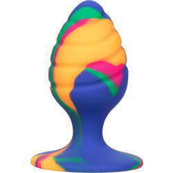 CalExotics Cheeky Swirl Tie-Dye Medium Πρωκτική Σφήνα 7.5cm D-232203