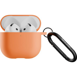 Native Union Active Θήκη Σιλικόνης με Γάντζο για Apple AirPods 4 Πορτοκαλί