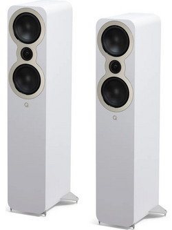 Q Acoustics 3050c Ζεύγος Ηχείων Hi-Fi Δαπέδου 150W 2 Δρόμων White