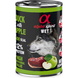 Alpha Spirit Wet Adult Grain Free with Duck & Apple 400gr