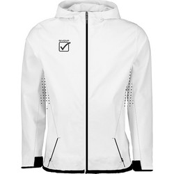 Givova Αθλητικό Γυναικείο Μπουφάν Softshell Μακρύ Αντιανεμικό Λευκό FIT021