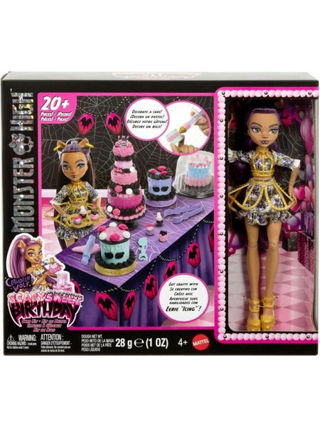 Mattel Monster High Scary Sweet Birthday Cake Kit Clawdeen Wolf