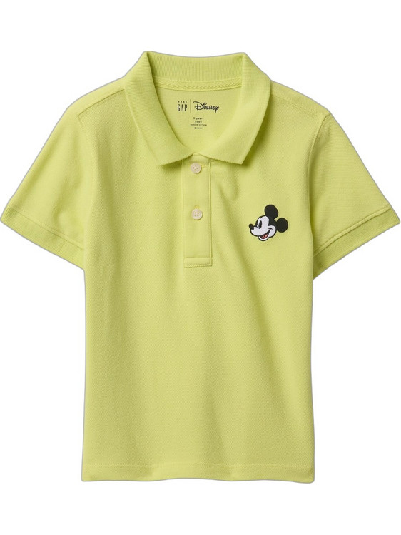 Gap Mickey Mouse Παιδικό Polo Κοντομάνικο Lime 738380000