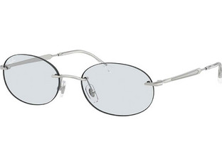 Ray-Ban RB3767 003MF Γυναικεία Γυαλιά Ηλίου Οβάλ Μεταλλικά Ασημί με Μαύρο Φακό