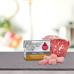 Platinum Natural Pet Food & Care Menu Adult with Iberico & Turkey 90gr