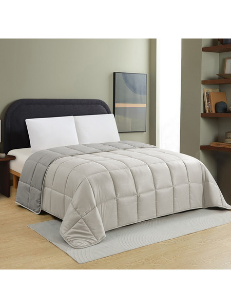Melinen Πάπλωμα Υπέρδιπλο 220x240 Brooklyn Silver Grey