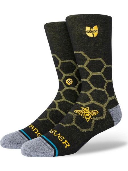 Stance Hive Ανδρικές Κάλτσες Ψηλές με Σχέδια Χακί A545C20HIV-BLK