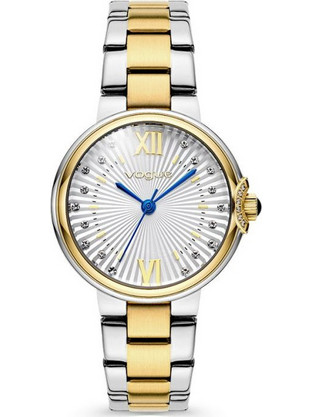 Vogue Carmen Mini Γυναικείο Ρολόι με Ασημί Μεταλλικό Μπρασελέ 616061