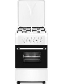 Ravanson KWGE-K550 Κουζίνα Ηλεκτρική με Εστίες Αερίου 54.4cm