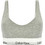 Calvin Klein Μπουστάκι Push Up χωρίς Μπανέλα Γκρι LV00QF8503-P7A