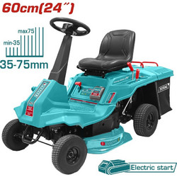 Total Χλοοκοπτικό Τρακτέρ Βενζίνης 7.5hp 224cc Κοπή 60cm TRLMLI2024